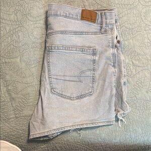 American Eagle Light Blue Denim Shorts